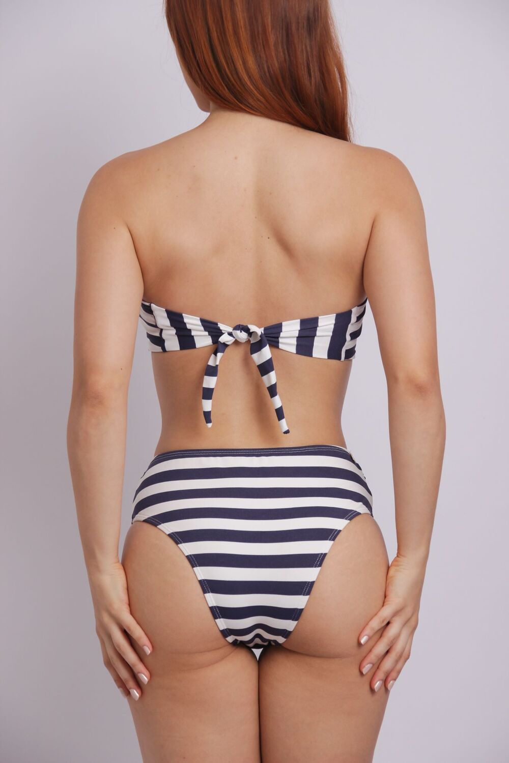 2402 - Calcinha de Biquíni Lateral Larga Faixa e Fivela Nautico - Duna Casual