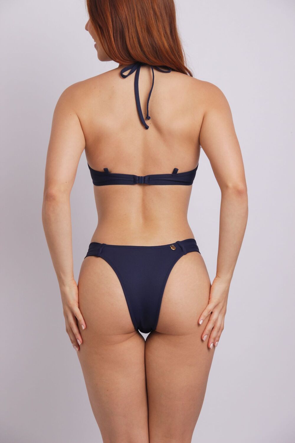 2401 - Calcinha de Biquíni Asa Delta Azul Marinho - Duna Casual