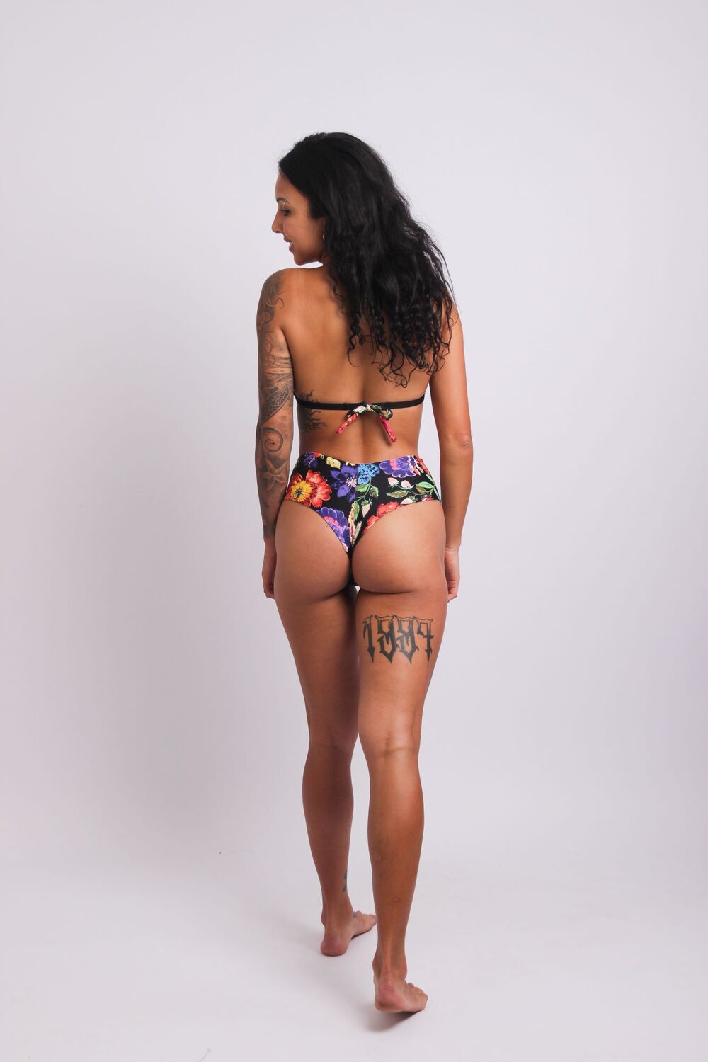 2434 - Calcinha de Biquíni Fio Duplo Lateral Larga Dolce - Duna Casual