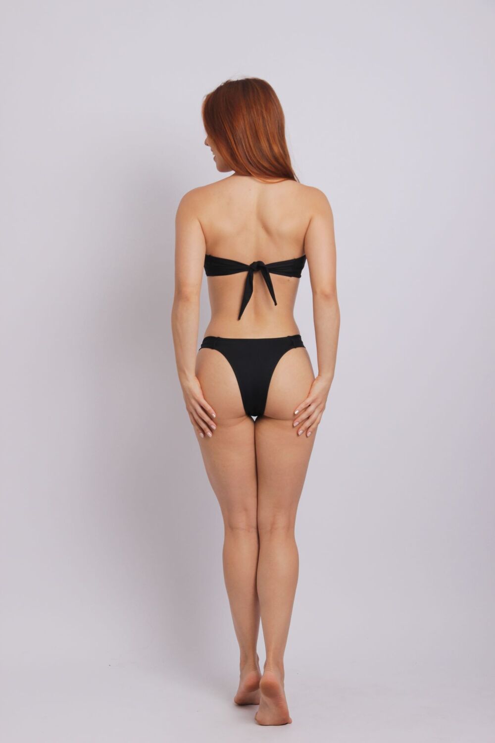 2206 - Top Biquíni Tomara Que Caia Com Metal Preto - Duna Casual