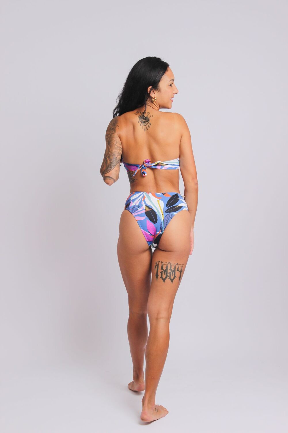 2402 - Calcinha de Biquíni Lateral Larga Faixa e Fivela Ceu Santo Amaro - Duna Casual