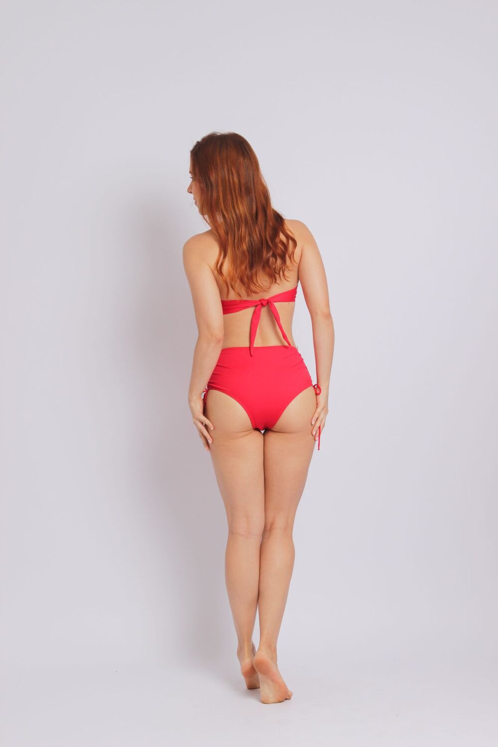2201 - Top Biquíni Tomara Que Caia Inteiro Vermelho - Duna Casual