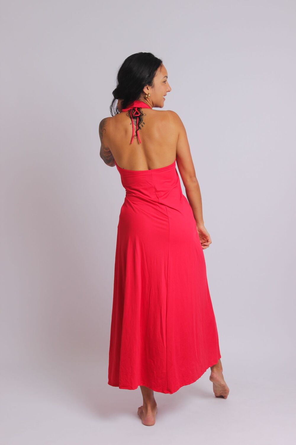 3509 - Saída de Praia Frente Única Com Amarração Vermelho - Duna Casual