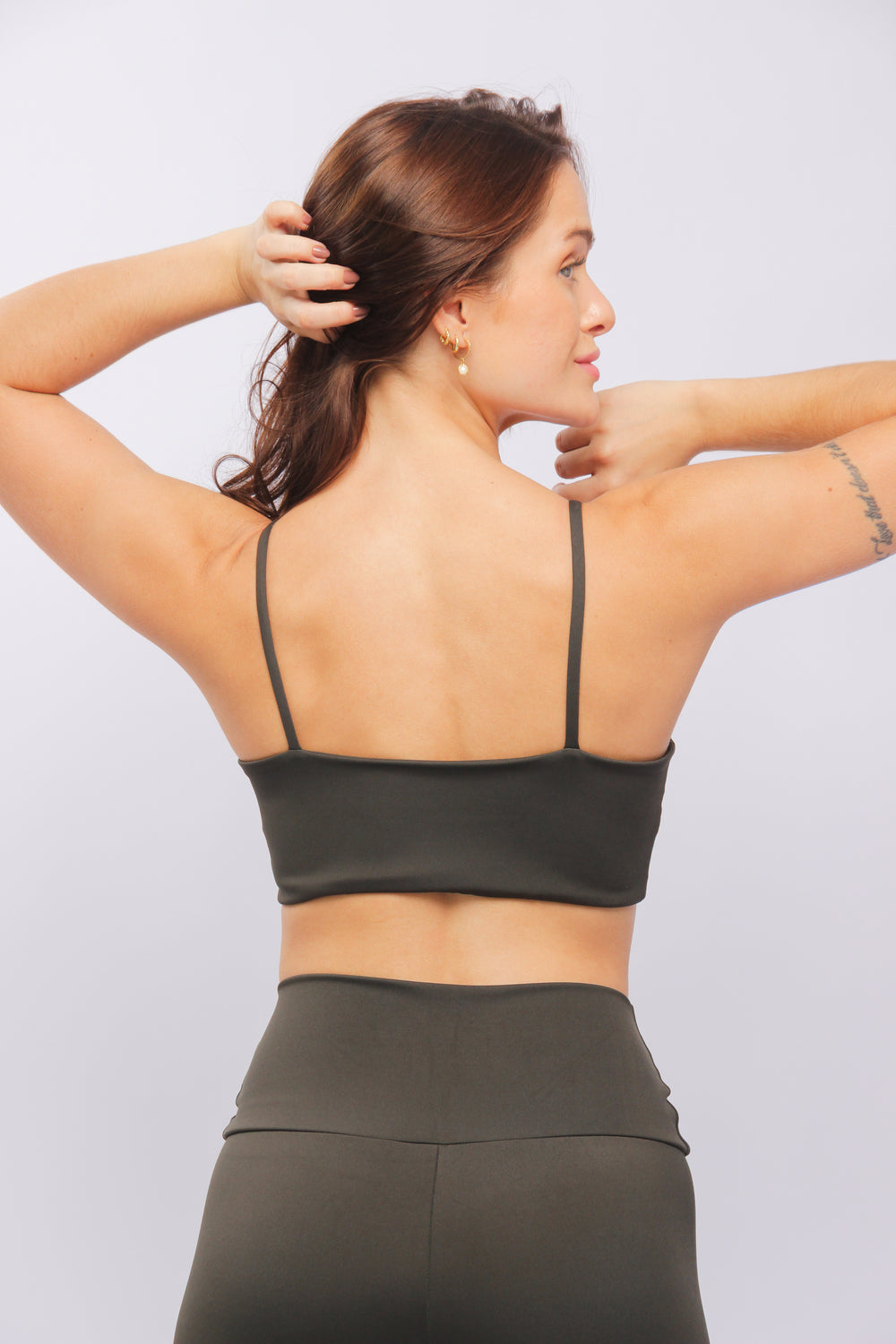 25011 - Legging Básica Sport Verde Oliva - Duna Casual