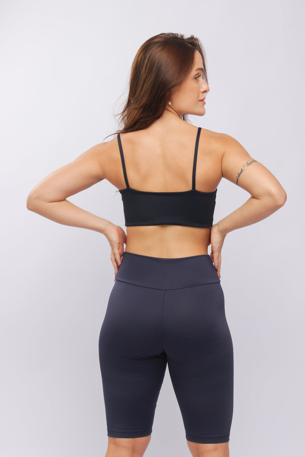 25009 - Top Básico Alça Fina Sport Azul Marinho - Duna Casual