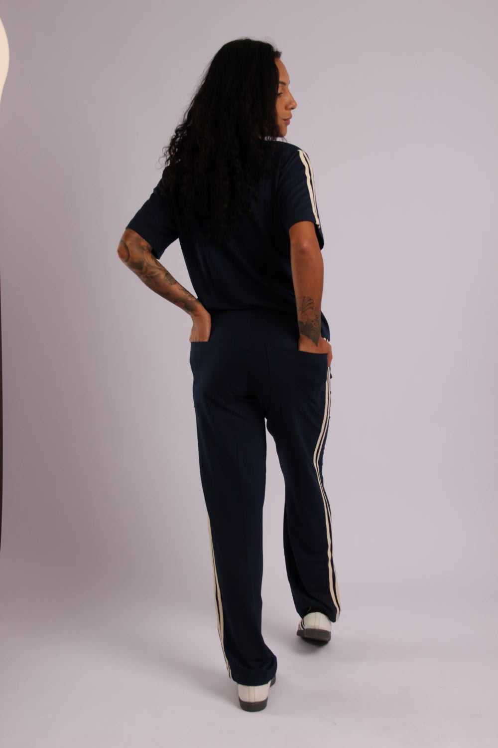 PL007 - Calça Comfy Azul Marinho - Duna Casual