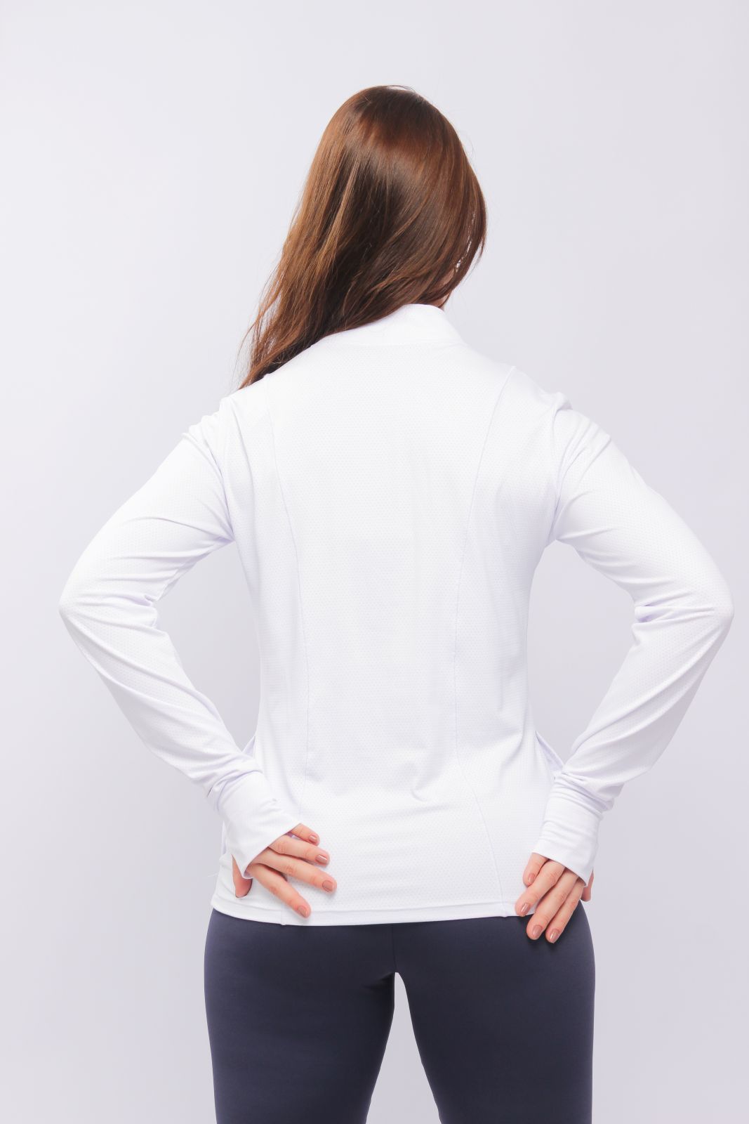 25005 - Jaquetinha Dry Fit Sport Branco - Duna Casual