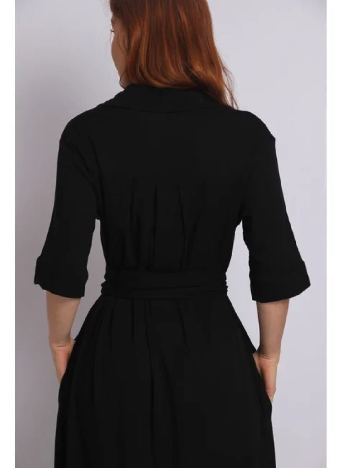 3018 - Saída de Praia Camisão Longo Preto - Duna Casual