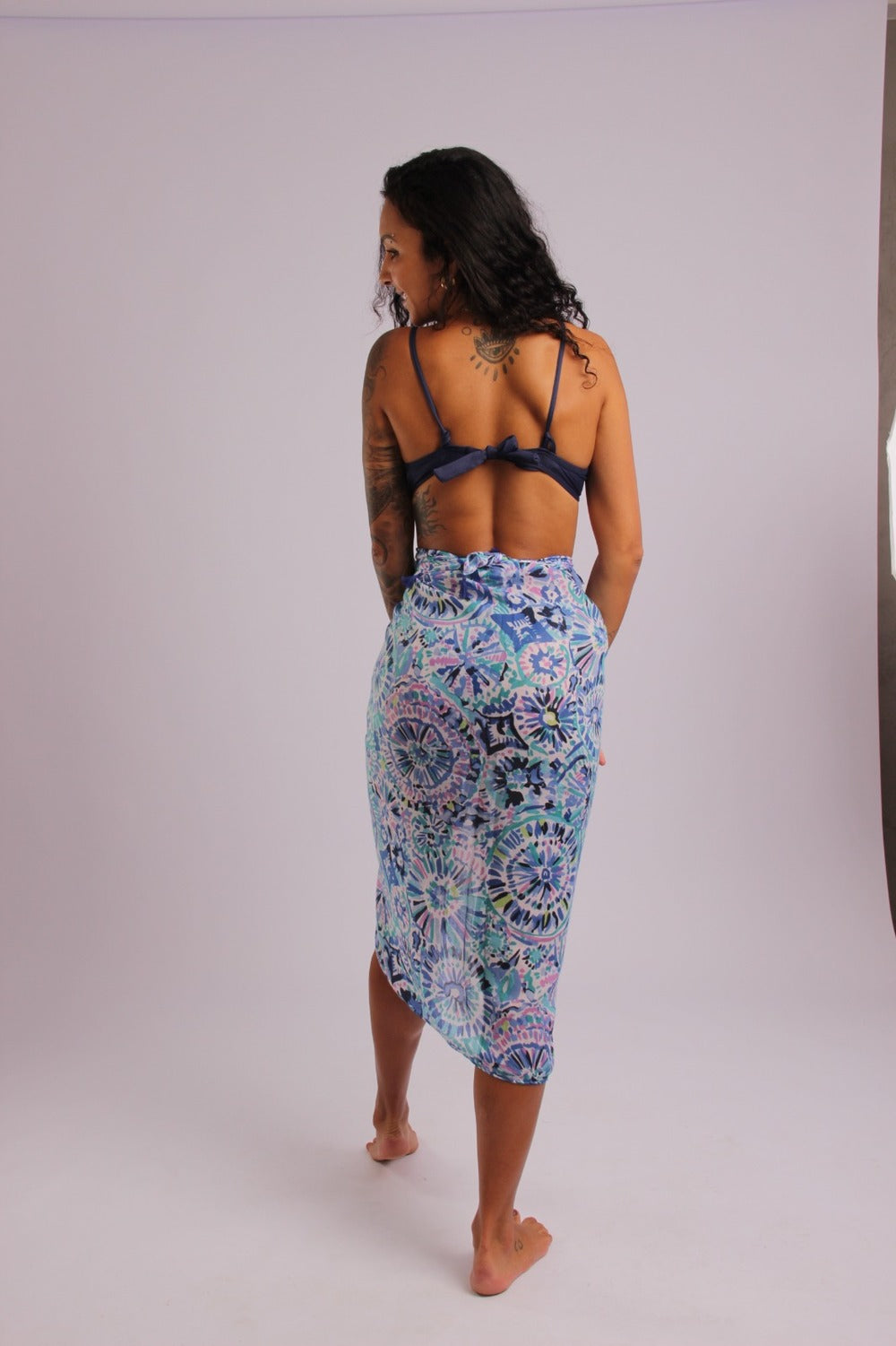 2208-Top Biquíni Tradicional com aro Azul Marinho - Duna Casual