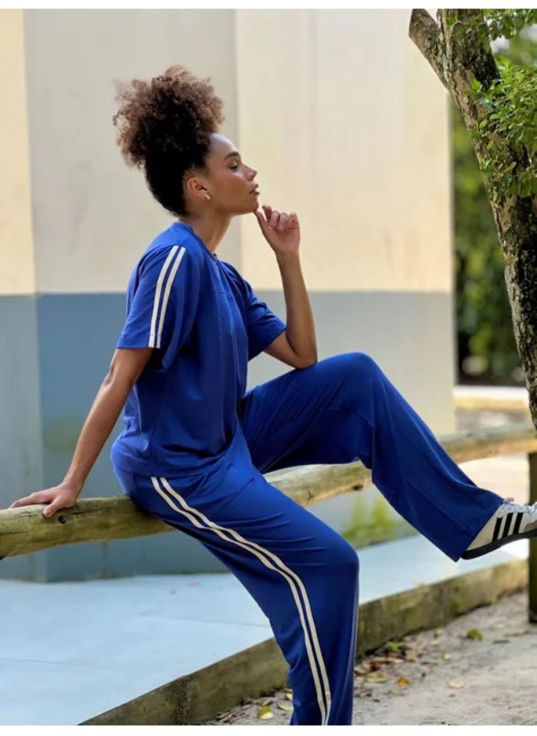 PL007 - Calça Comfy Azul Céu - Duna Casual