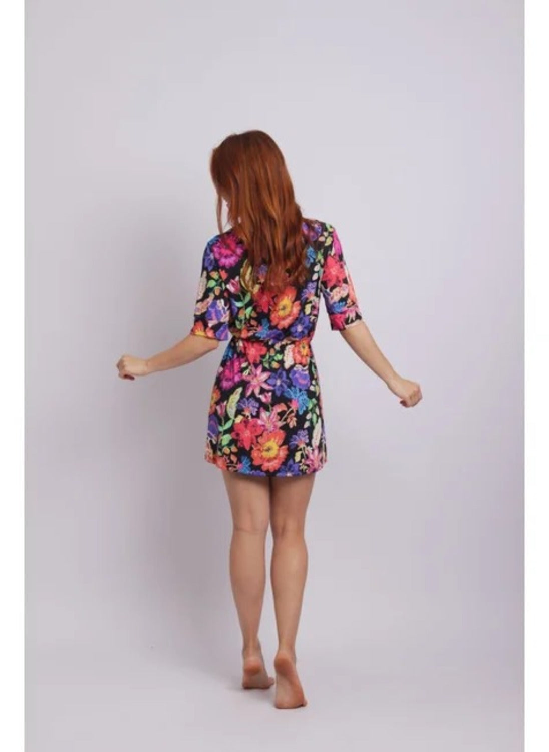 4003 - Saída De Praia Curta Camisão De Malha Fria Dolce - Duna Casual